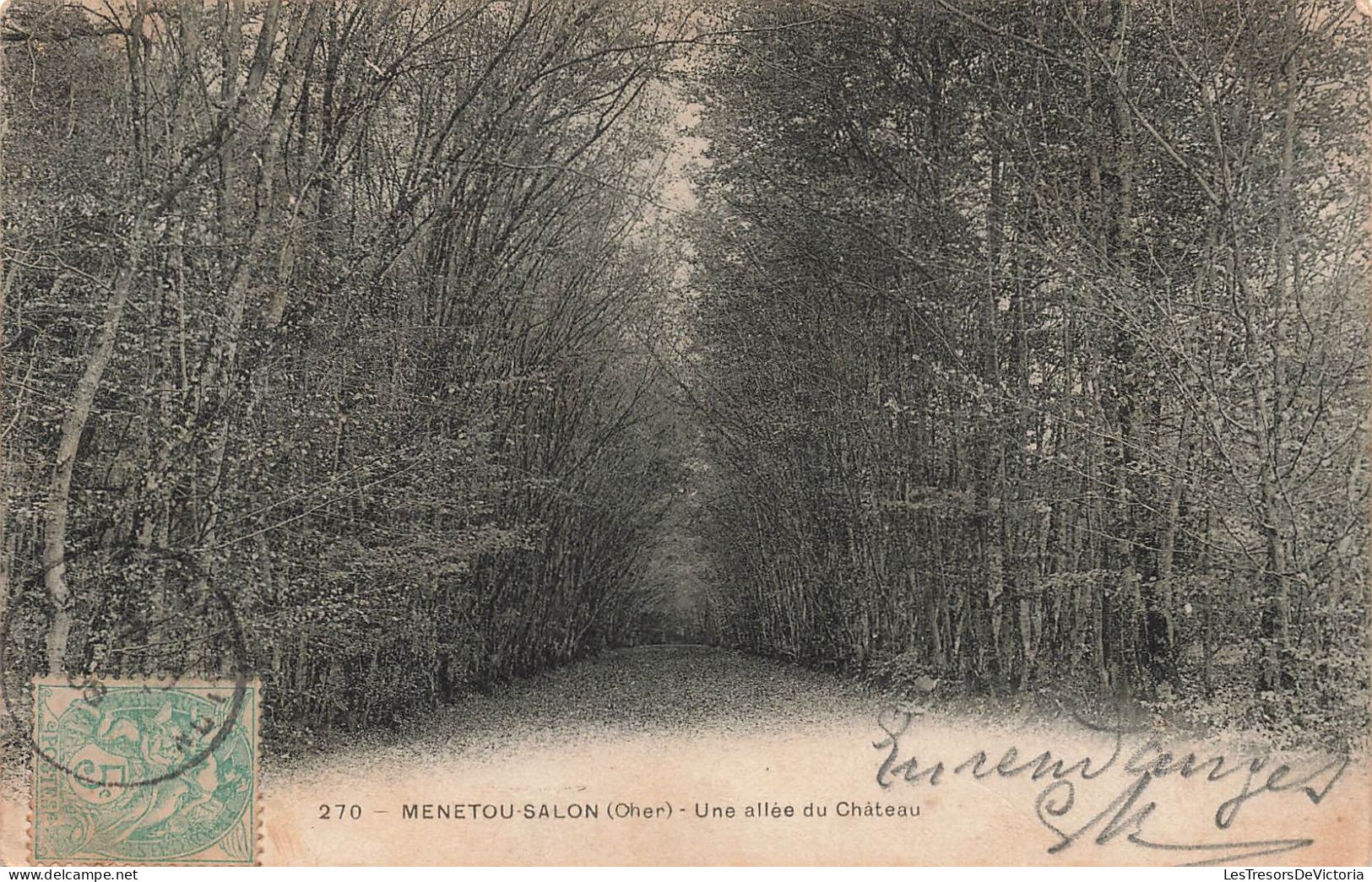 FRANCE - Menetou Salon - Une Allée Du Château - Carte Postale Ancienne - Sonstige & Ohne Zuordnung