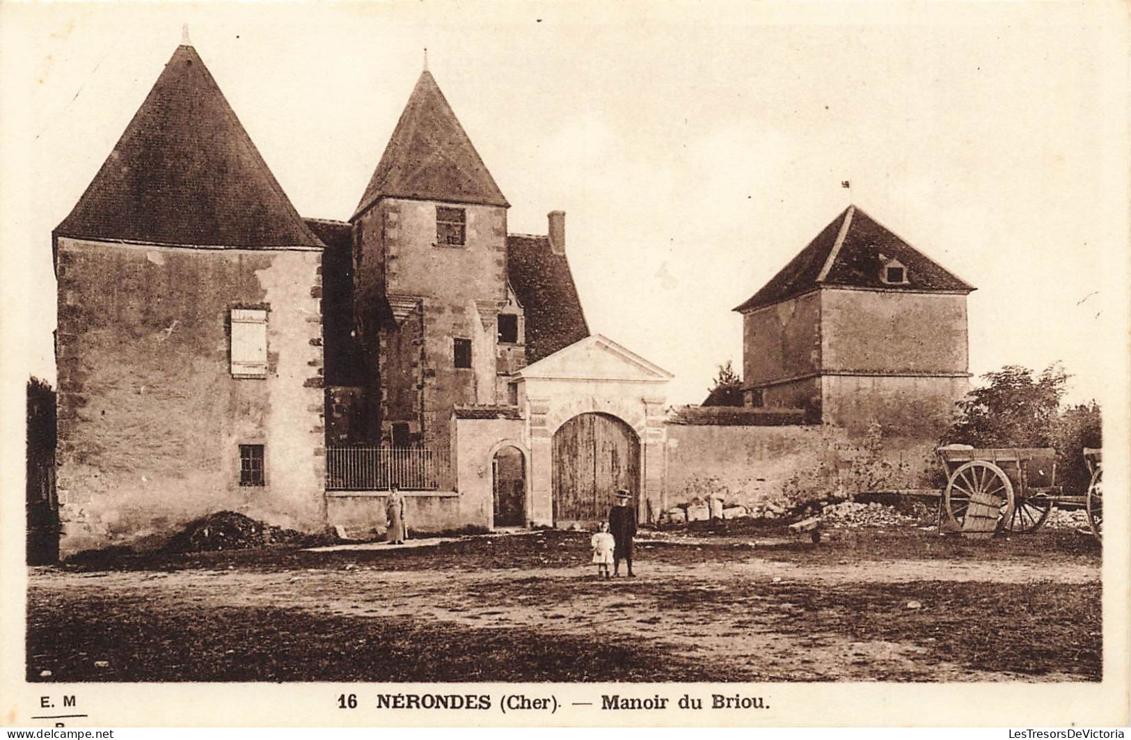 FRANCE - Nérondes - Manoir Du Briou - Carte Postale Ancienne - Nérondes