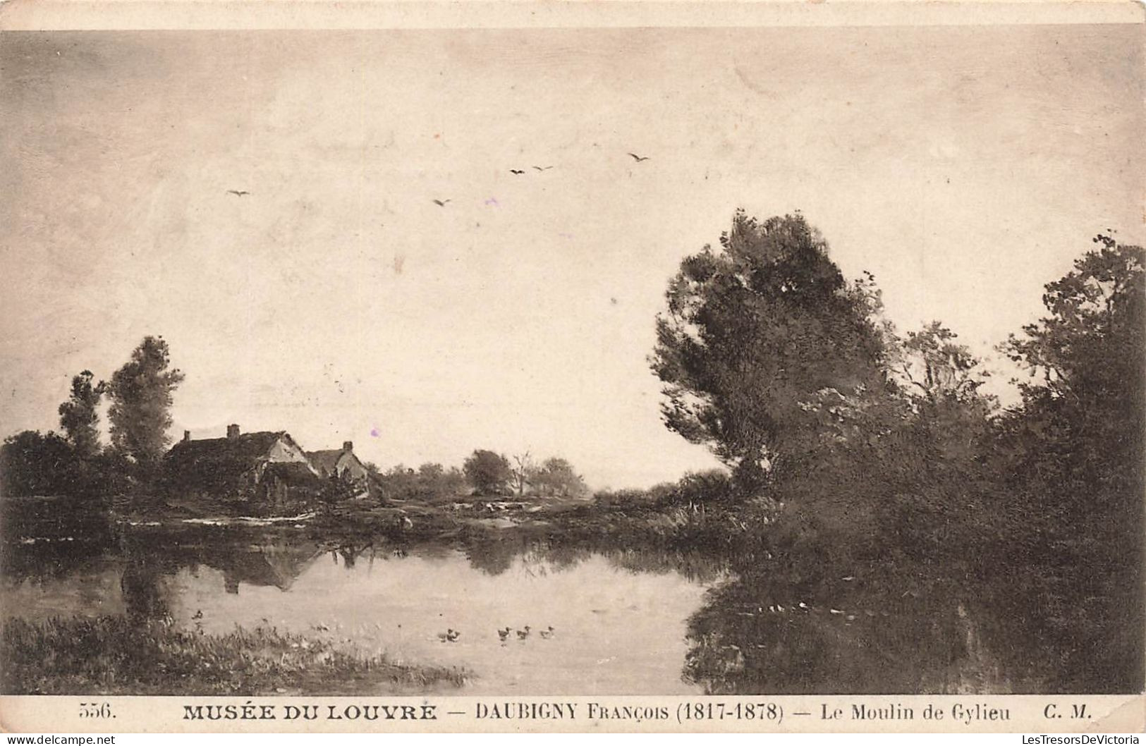 ARTS - Tableau - Musée Du Louvre - Daubigny François (1817-1878) - Le Moulin De Gylieu - CM - Carte Postale Ancienne - Peintures & Tableaux