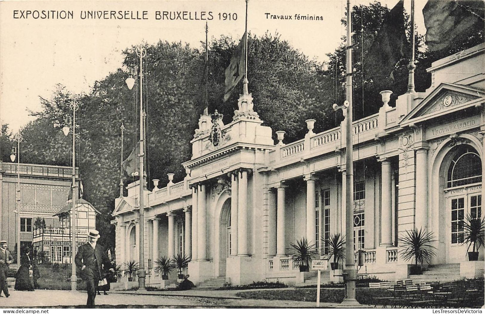 BELGIQUE - Exposition Universelle Bruxelles 1910 - Travaux Féminins - Carte Postale Ancienne - Universal Exhibitions