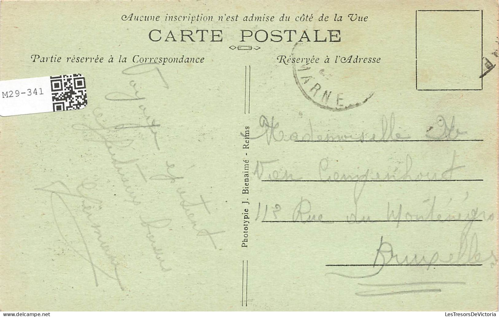 FRANCE - Reims  En Ruines - La Cathédrale (Incendiée Le 19 Septembre 1914) - Carte Postale Ancienne - Reims