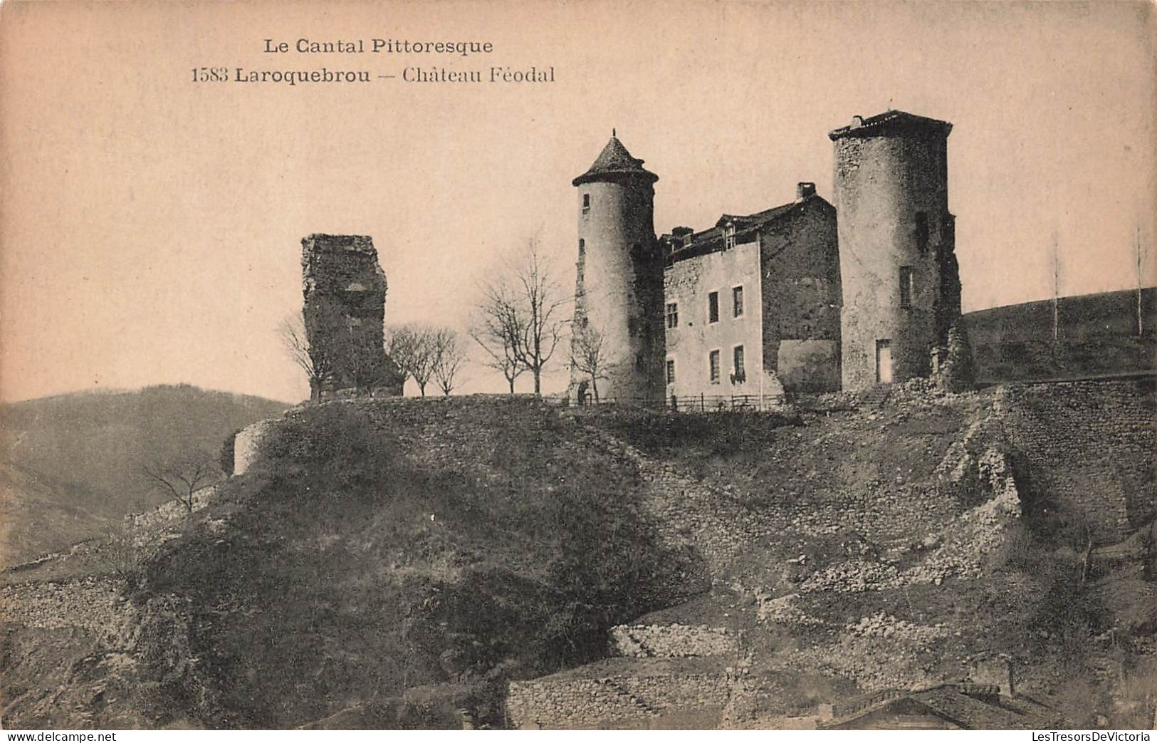 FRANCE - Laroquebrou - Château Féodal - Carte Postale Ancienne - Other & Unclassified