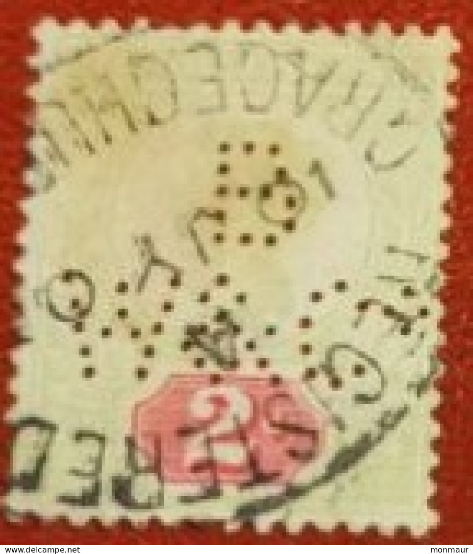 GRAN BRETAGNA 1887 VICTORIA 2 Penny - Oblitérés