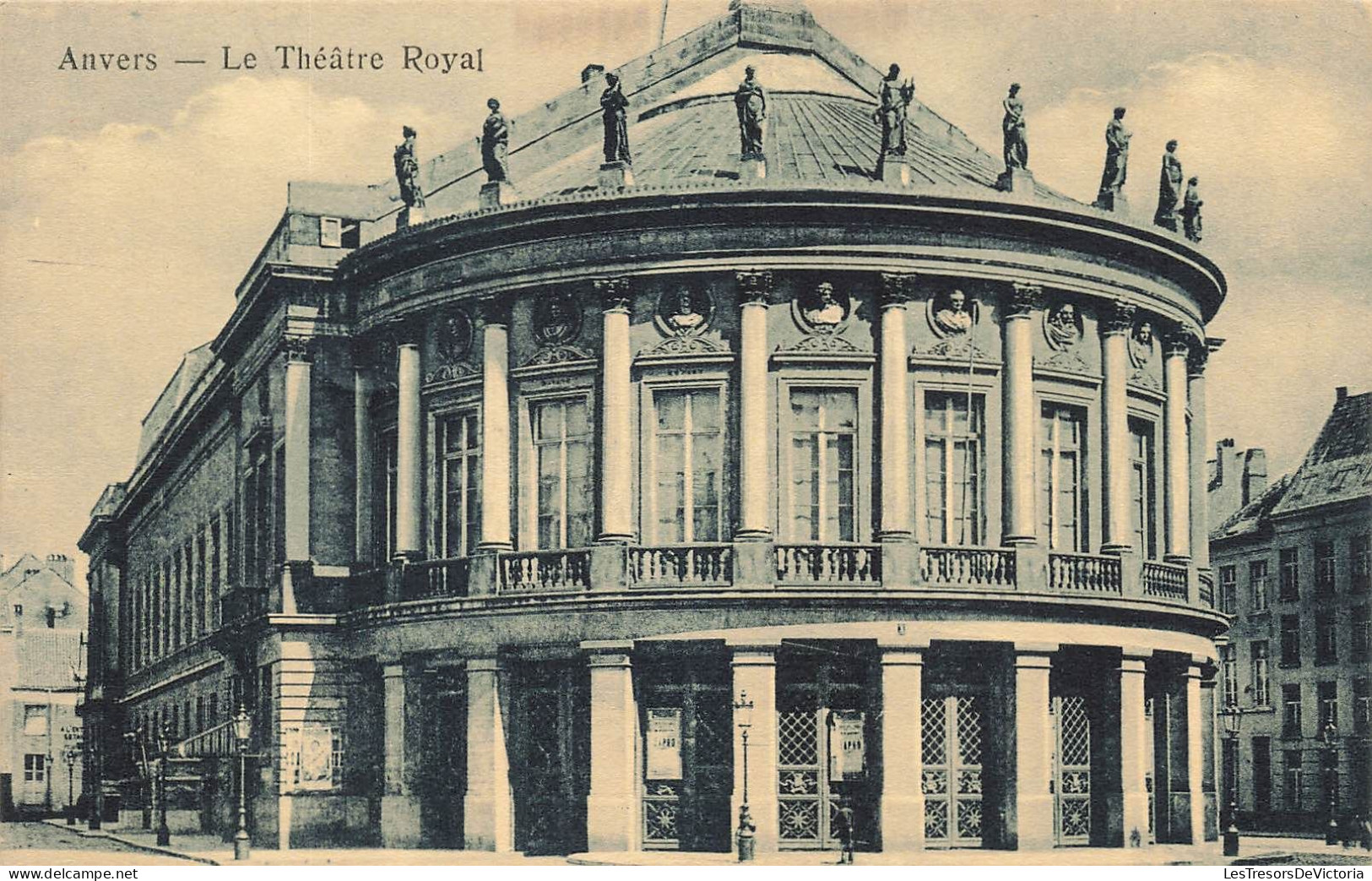 BELGIQUE - Anvers - Le Théâtre Royal - Carte Postale Ancienne - Antwerpen