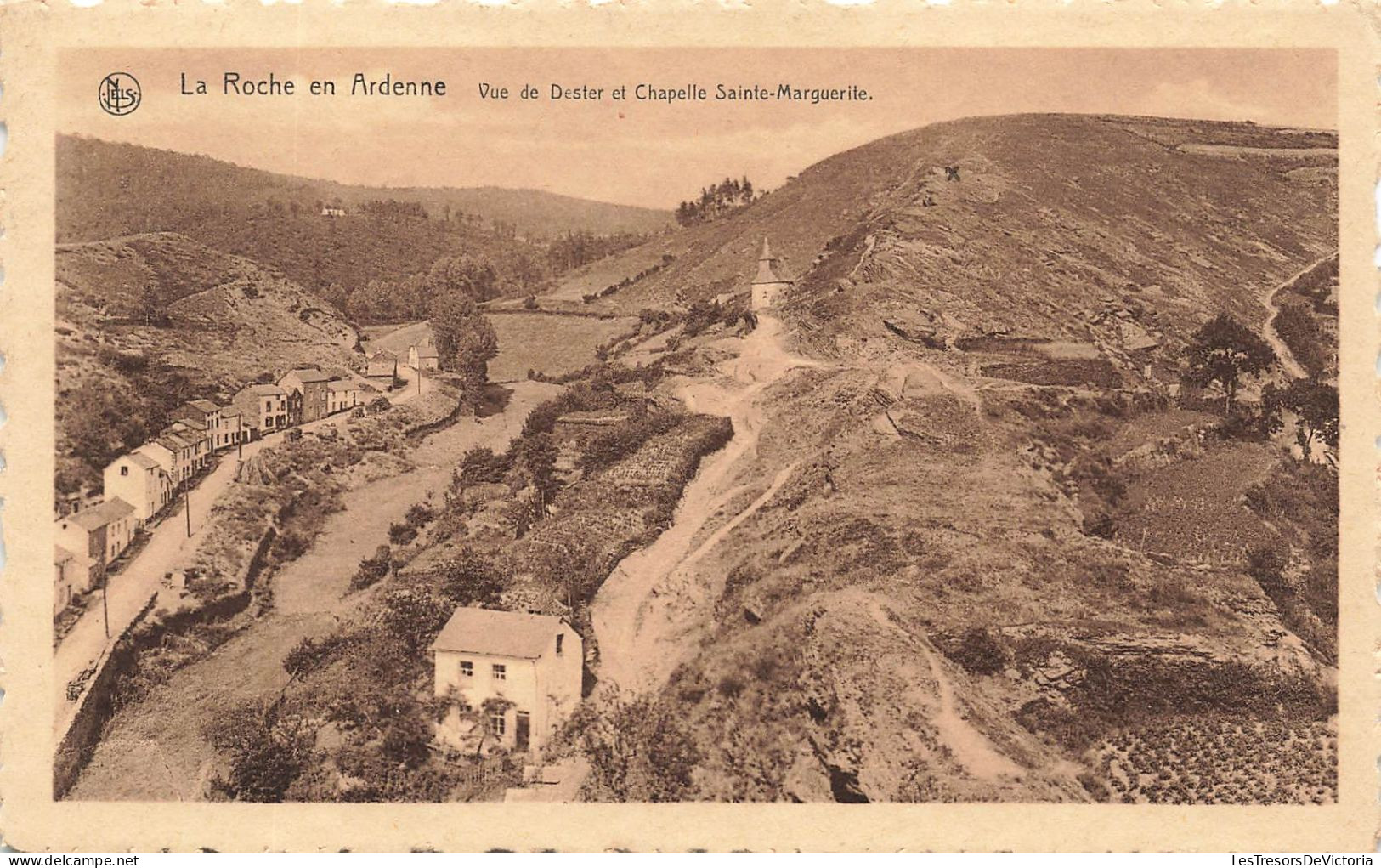 BELGIQUE - La Roche En Ardenne - Vue De Dester Et Chapelle Sainte Marguerite - Carte Postale Ancienne - La-Roche-en-Ardenne