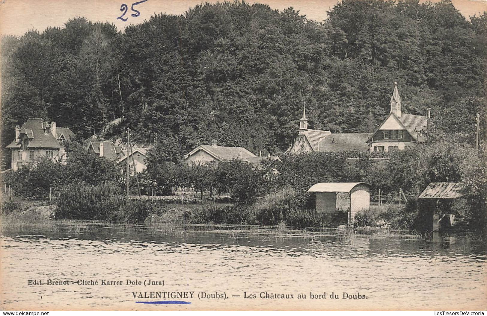 FRANCE - Valentigney - Les Châteaux Au Bord Du Doubs - Carte Postale Ancienne - Valentigney