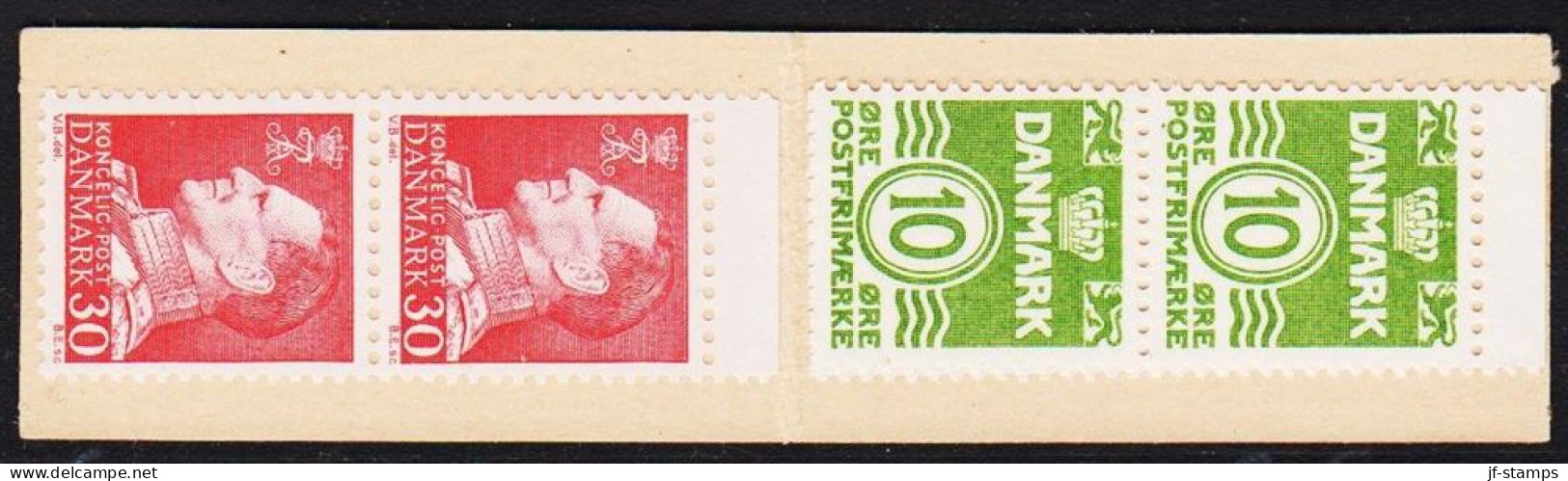 1961. DANMARK. 1 KR. Slot-machine Booklet. 4x 10 ØRE + 2x 30 øre.  (Afa AH 1 KR 5) - JF540698 - Markenheftchen