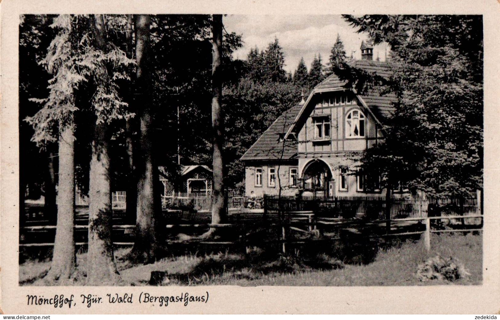 A4022 - Elgersburg Mönchhof Berggasthaus Gaststätte - Volkskunstverlag Reichenbach - Elgersburg