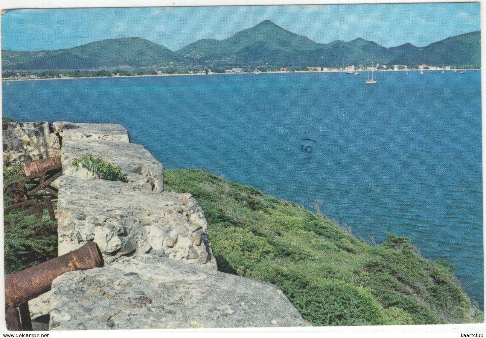 St. Maarten / St. Martin West Indies - View On Great Bay Historic Fort Amsterdam - (Nederlandse Antillen / N.A.) - Saint-Martin