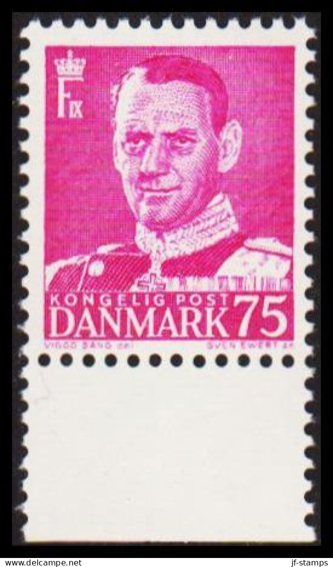 1950. DANMARK. Frederik IX 75 øre Never Hinged.  (Michel 318) - JF540732 - Covers & Documents