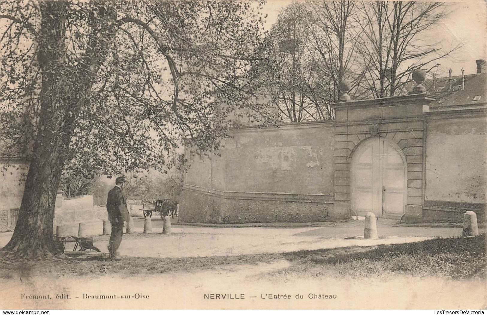 FRANCE - Nerville - L'entrée Du Château - Carte Postale Ancienne - Neuville-sur-Oise