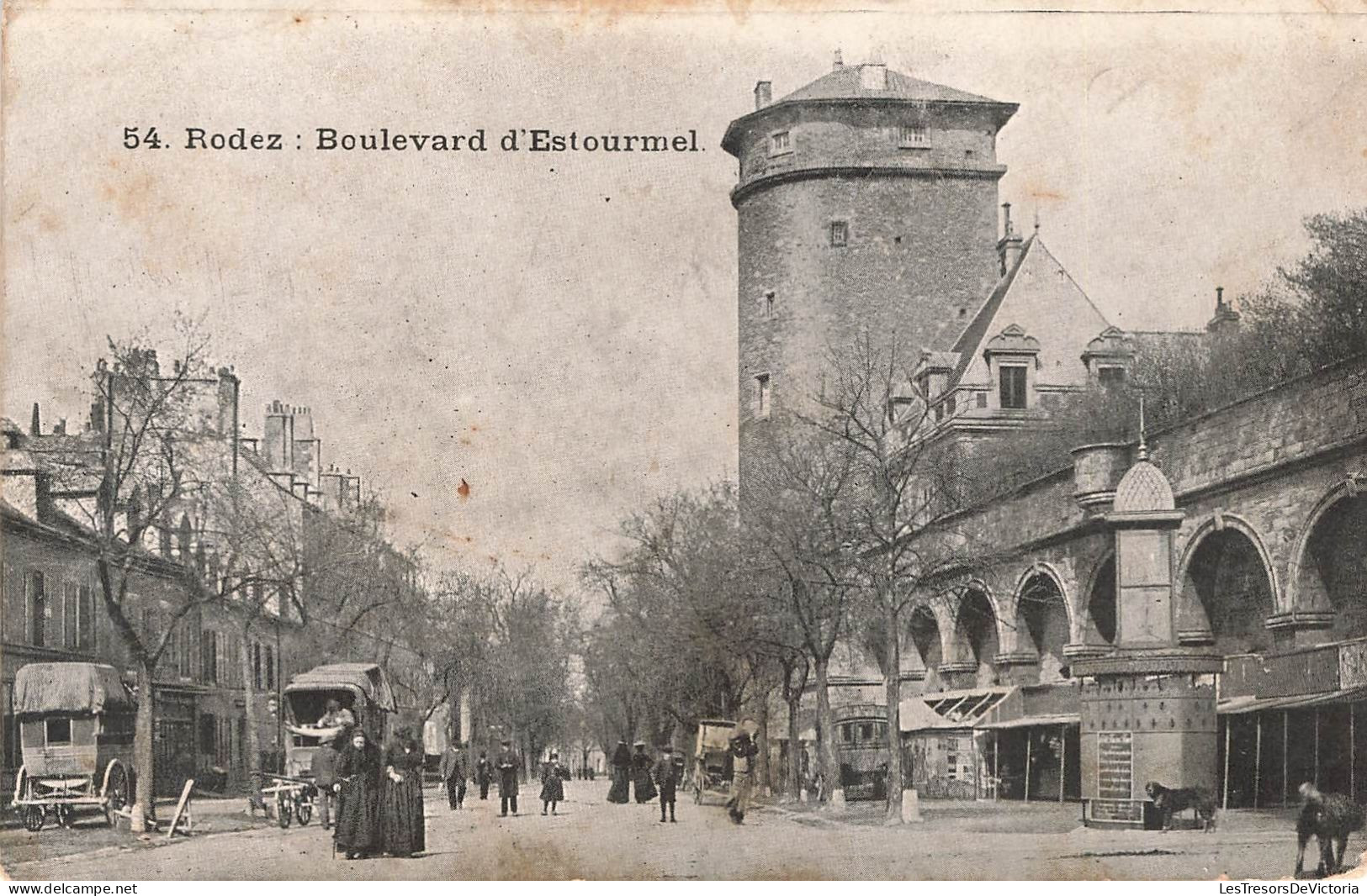 FRANCE - Rodez - Boulevard D'Estourmel - Animé - Carte Postale Ancienne - Rodez