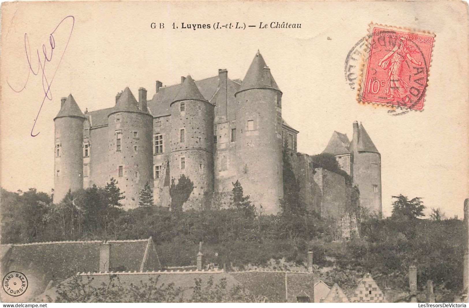 FRANCE - Luynes - Le Château - Carte Postale Ancienne - Luynes