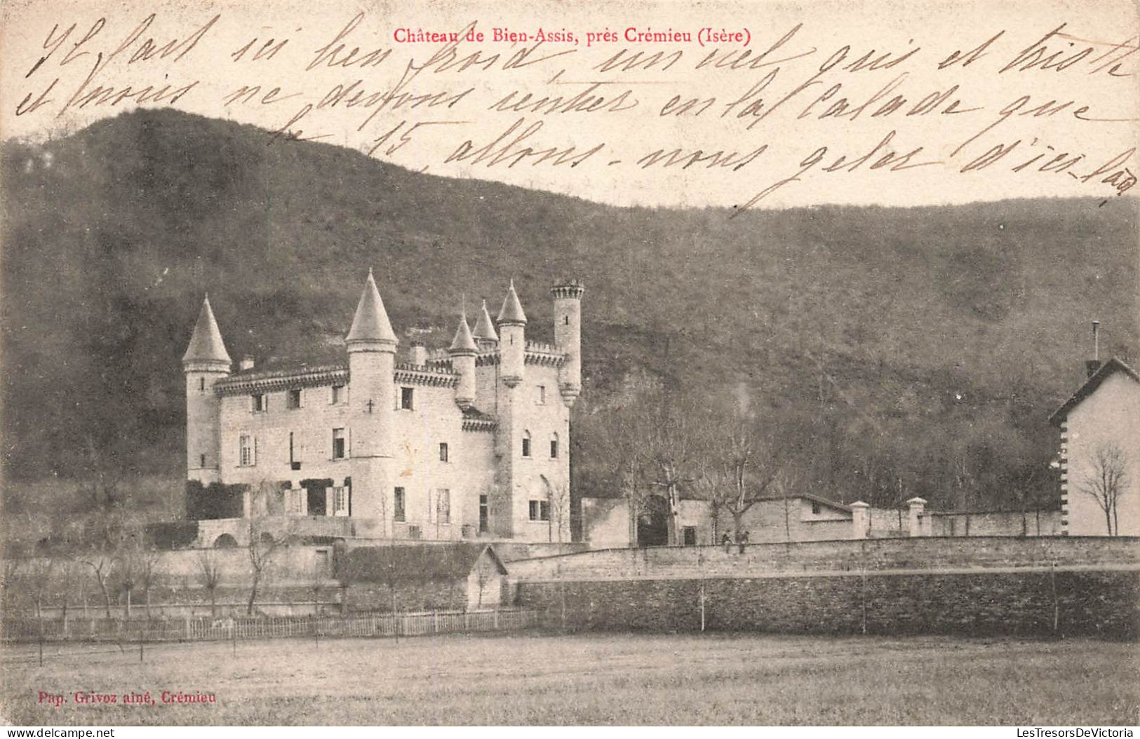 FRANCE - Crémieu - Château De Bien-Assis - Carte Postale Ancienne - Crémieu