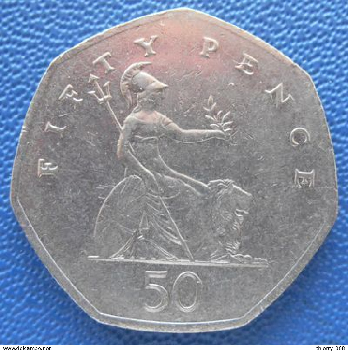 Pièce Angleterre Grande Bretagne 50 Fifty Pence   Elisabeth II D G REG F D 2004 - 50 Pence