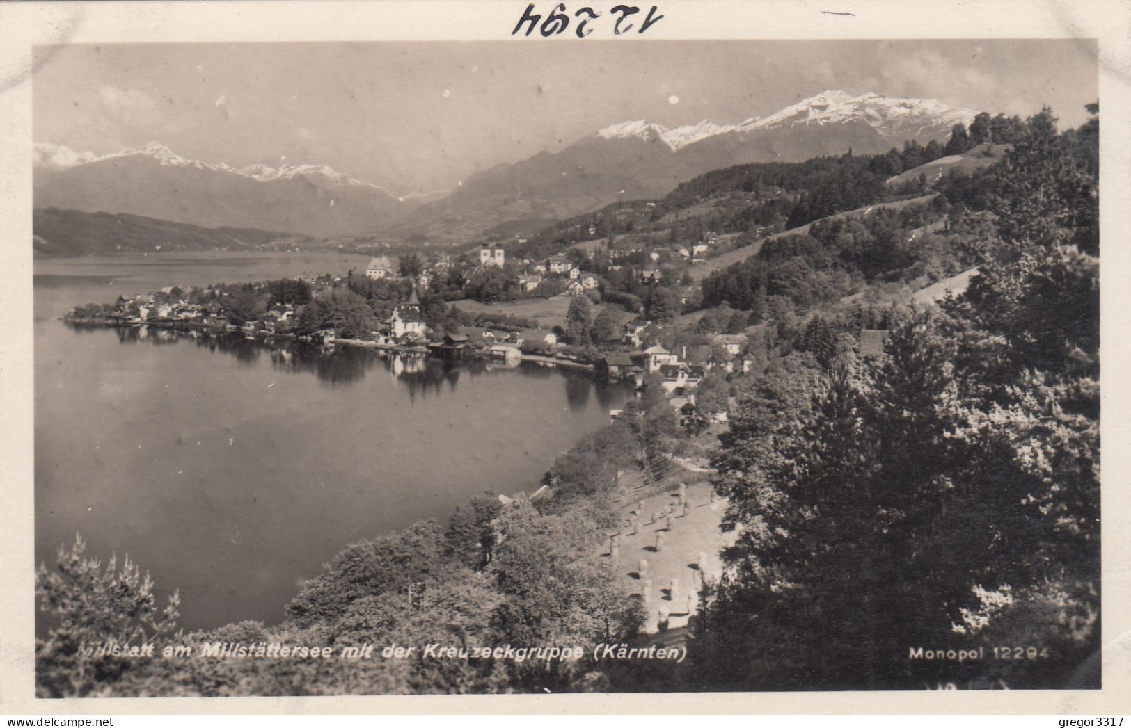 E2251) MILLSTATT Am MILLSTÄTTERSEE Mit Der Kreuzeckgruppe - Kärnten - FOTO AK - Monopol 12294 - Millstatt