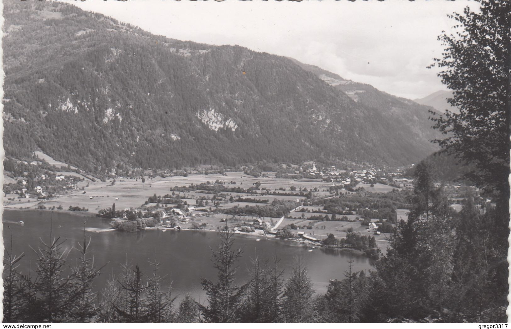 E2258)  MILLSTÄTTERSEE - Kärnten - MILLSTATT - Foto AK - Blick über See Auf Berge U. Dünn Besiedelte Gegend - Millstatt