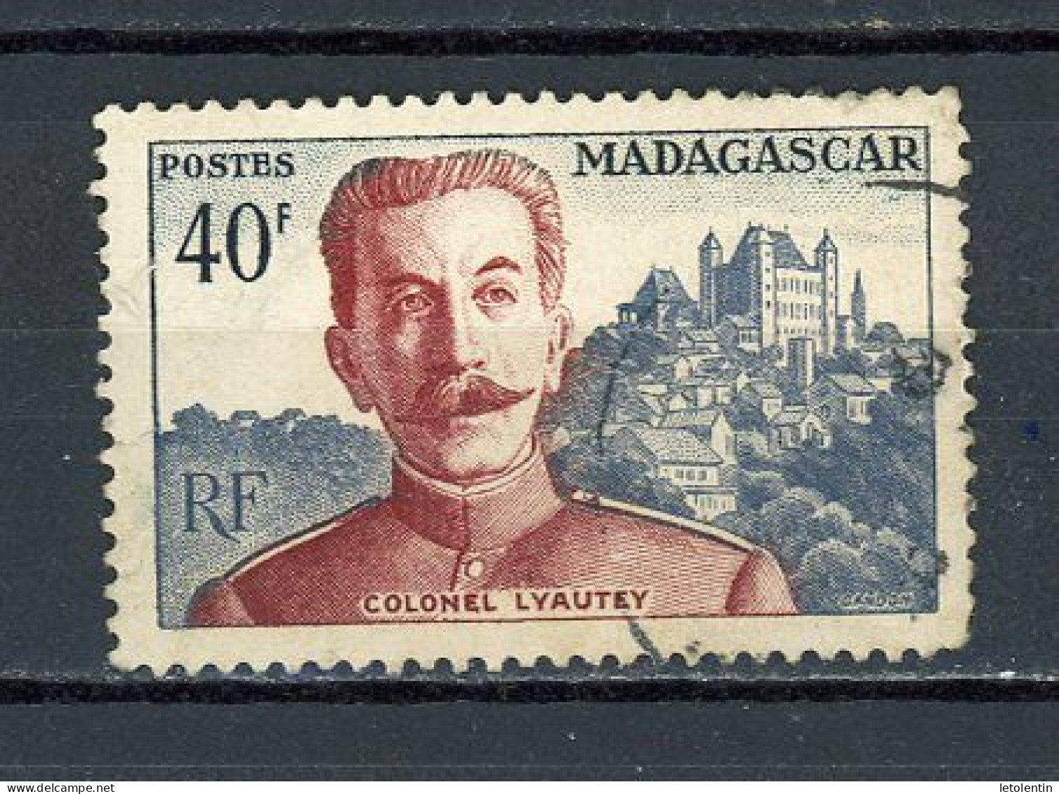 MADAGASCAR (RF) : LYAUTEY - Yvert N° 326 Obli. - Used Stamps