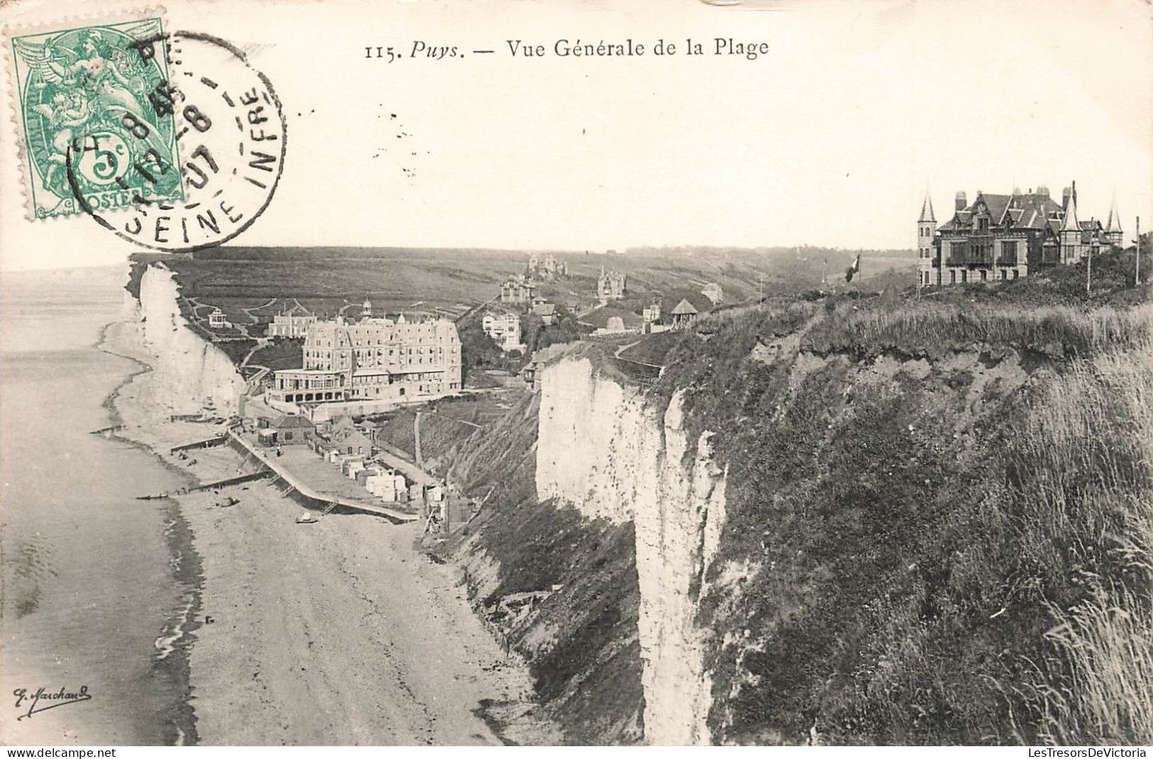 FRANCE - Puys - Vue Générale De La Plage - Carte Postale Ancienne - Autres & Non Classés