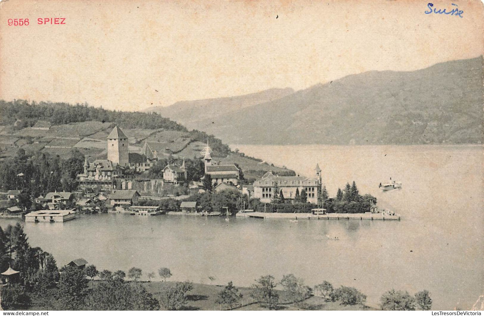 SUISSE - Spiez - Vue Générale - Carte Postale Ancienne - Spiez