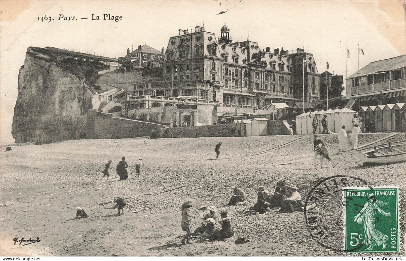 FRANCE - Puys - Vue Générale De La Plage - Animé - Carte Postale Ancienne - Autres & Non Classés