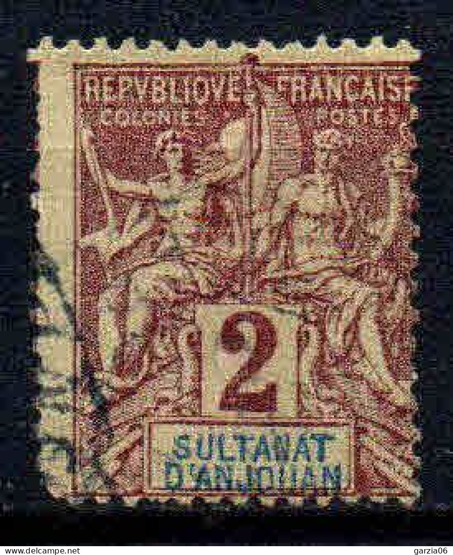 Anjouan - 1892 -  Type Sage   - N° 2  -  Oblitéré - Used - Used Stamps