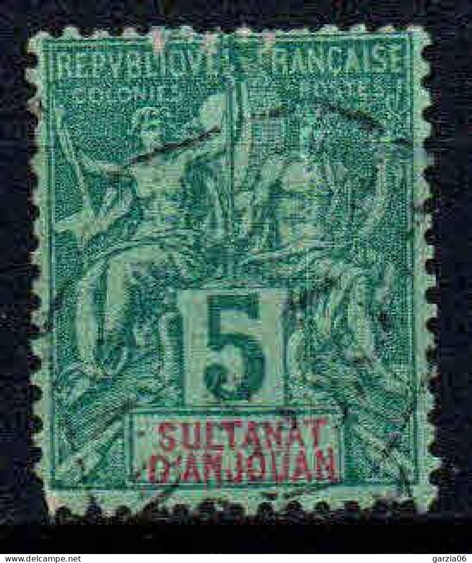 Anjouan - 1892 -  Type Sage   - N° 4  -  Oblitéré - Used - Used Stamps