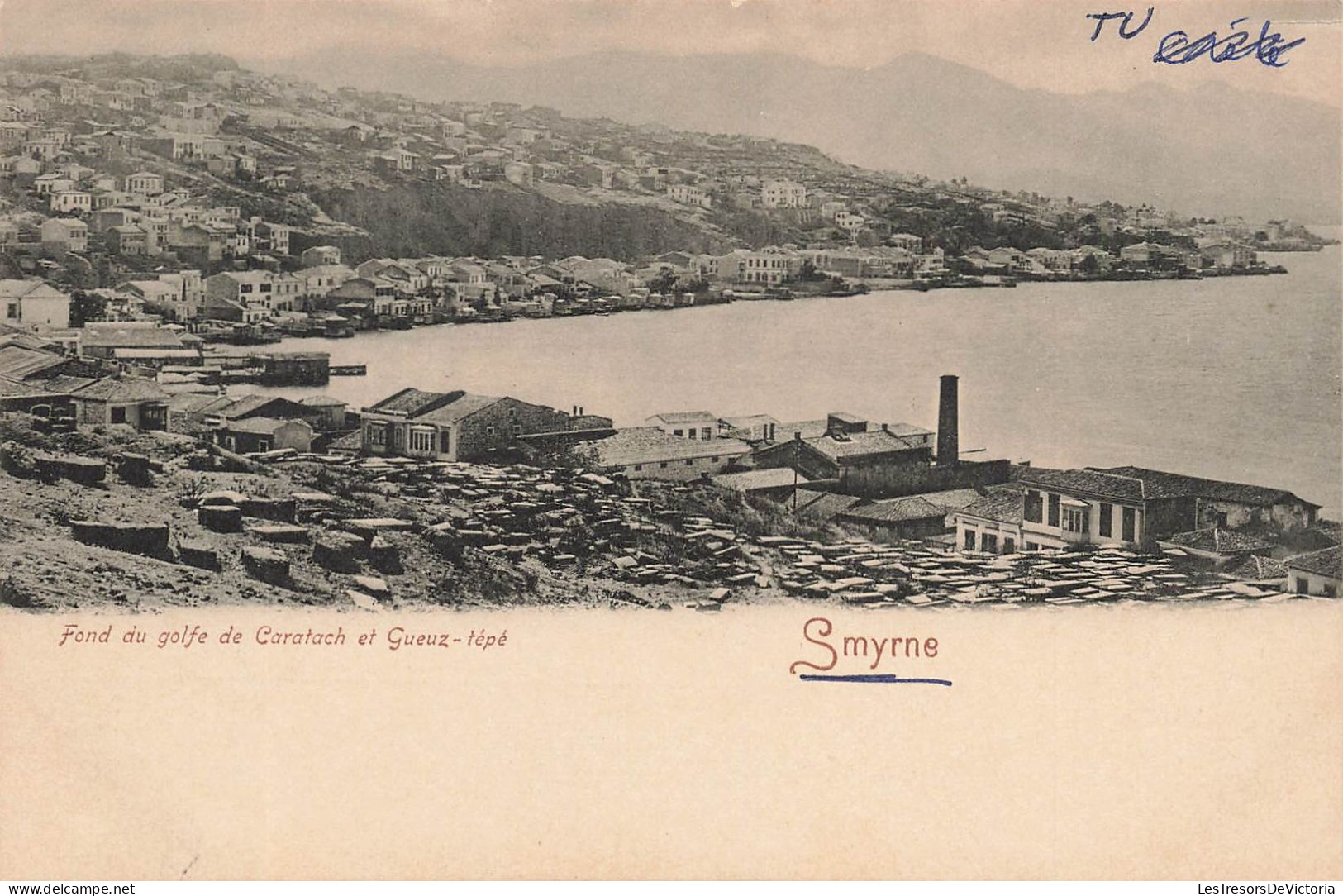 TURQUIE - Smyrne - Fond Du Golfe De Caratch Et Gueuz-tépé  - Carte Postale Ancienne - Turquie