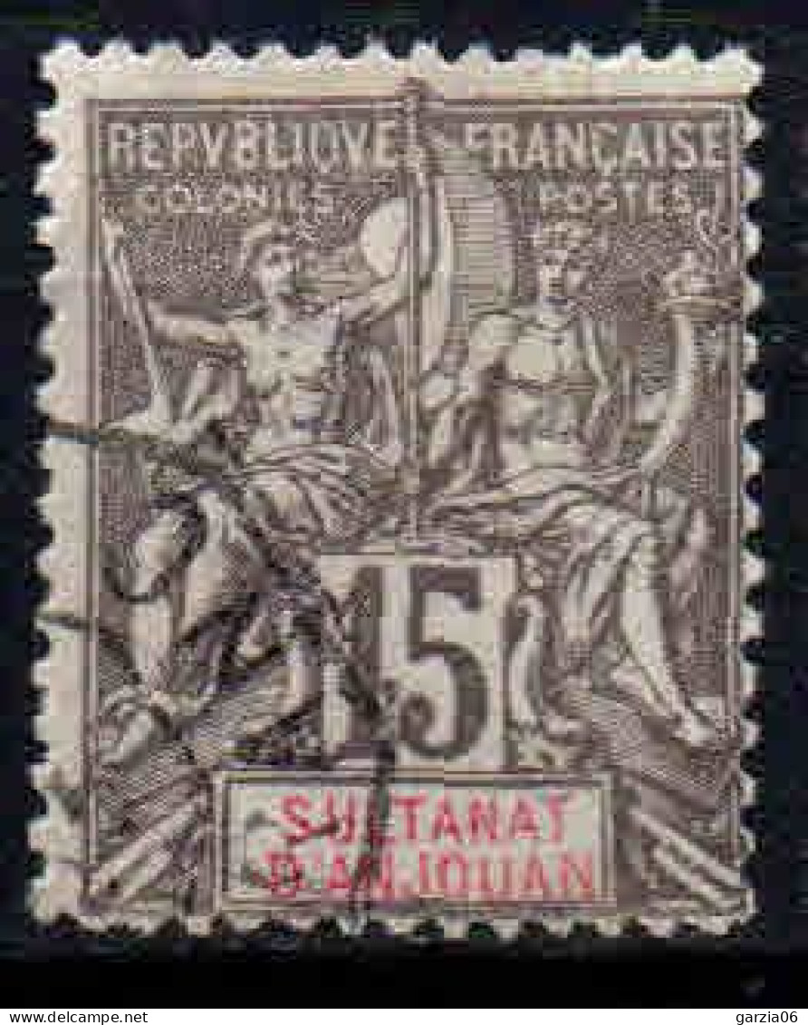 Anjouan - 1900 -  Type Sage   - N° 15  -  Oblitéré - Used - Used Stamps