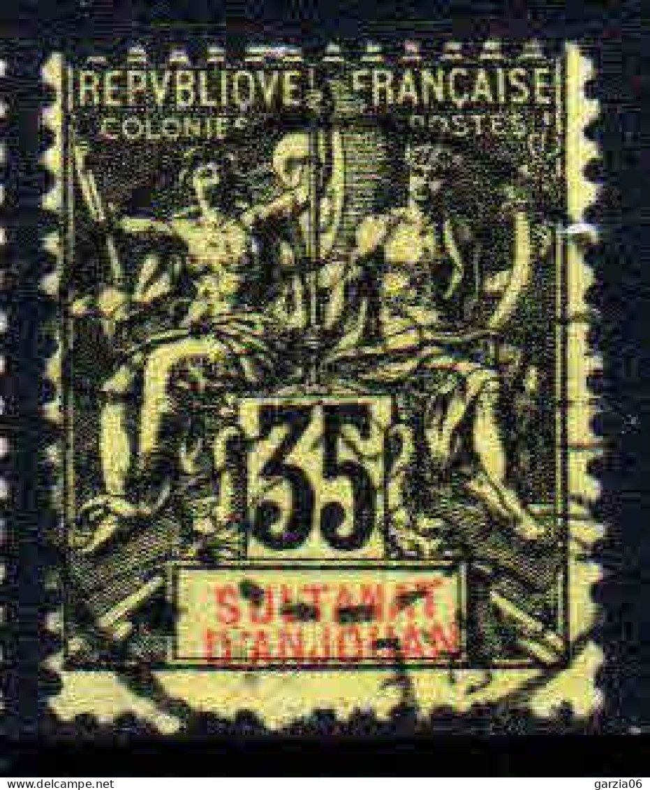 Anjouan - 1900 -  Type Sage   - N° 17  -  Oblitéré - Used - Used Stamps