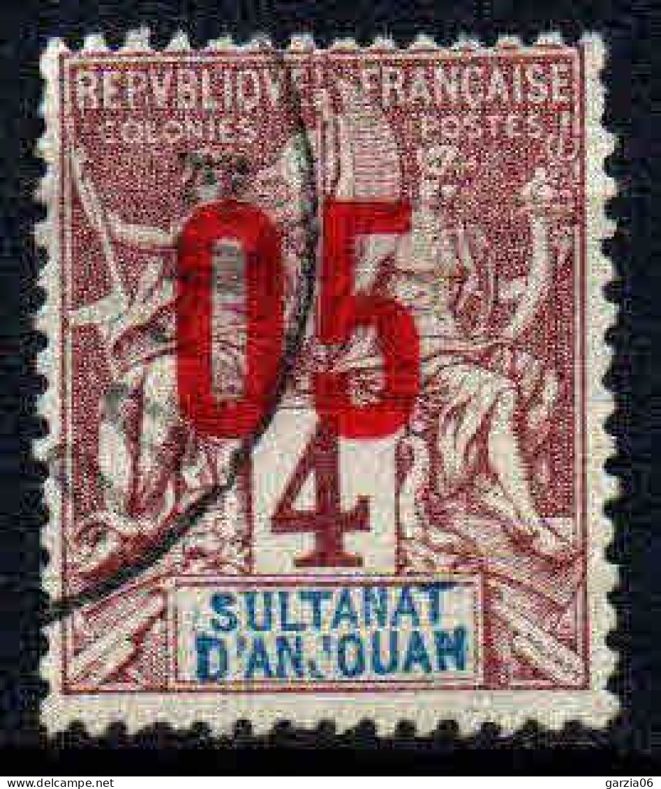 Anjouan - 1912 -  Type Sage Surch  - N° 21  -  Oblitéré - Used - Used Stamps