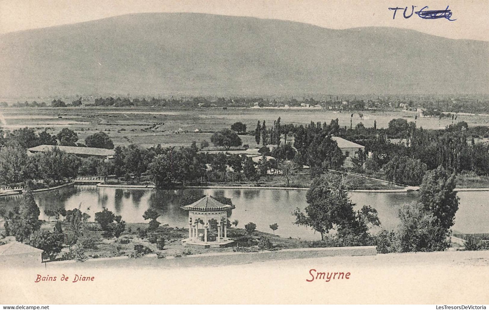 TURQUIE - Smyrne - Bains De Diane - Carte Postale Ancienne - Turkije