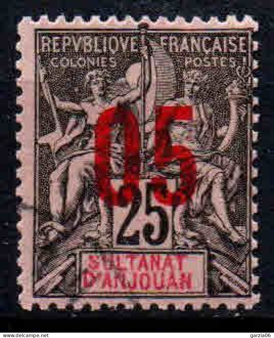 Anjouan - 1912 -  Type Sage Surch  - N° 24  -  Oblitéré - Used - Used Stamps