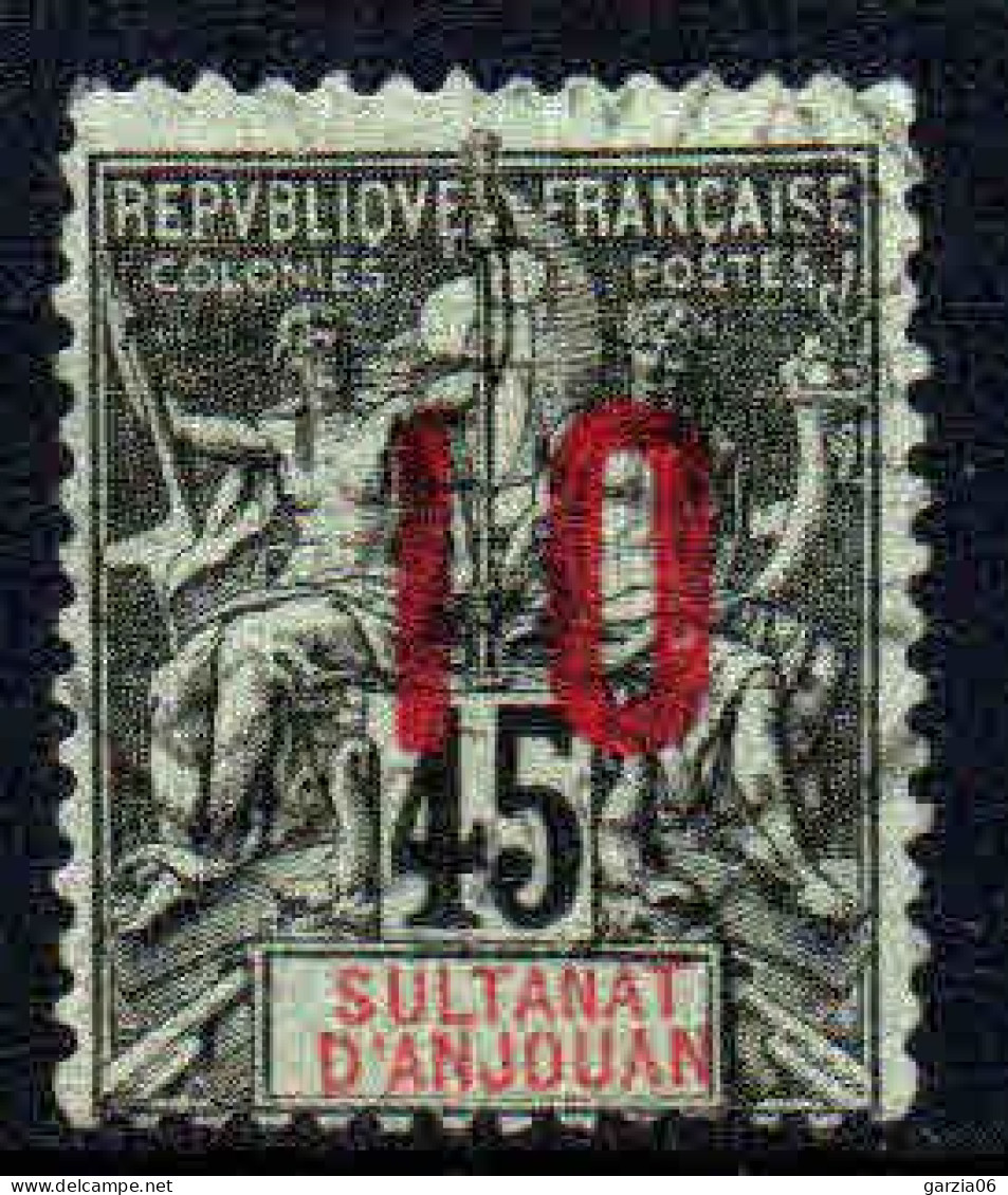 Anjouan - 1912 -  Type Sage Surch  - N° 27  -  Oblitéré - Used - Used Stamps