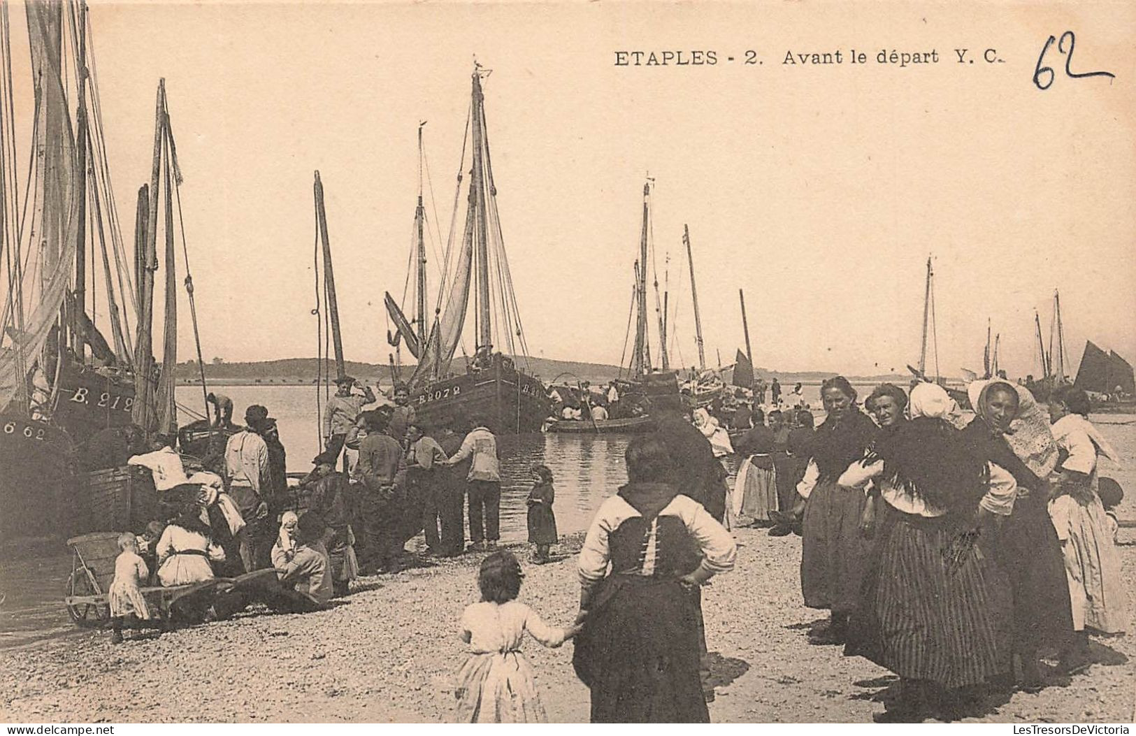 FRANCE - Etaples - Avant Le Départ - Carte Postale Ancienne - Etaples