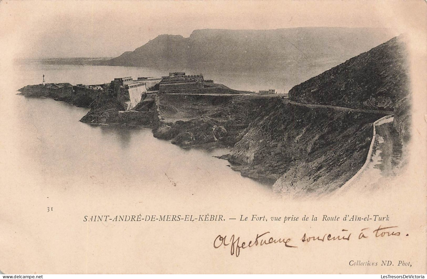 ALGERIE - Saint André De Mers El Kébir - Vue Sur Le Fort Prise De La Route D'Aïn El Turk - Carte Postale Ancienne - Other & Unclassified