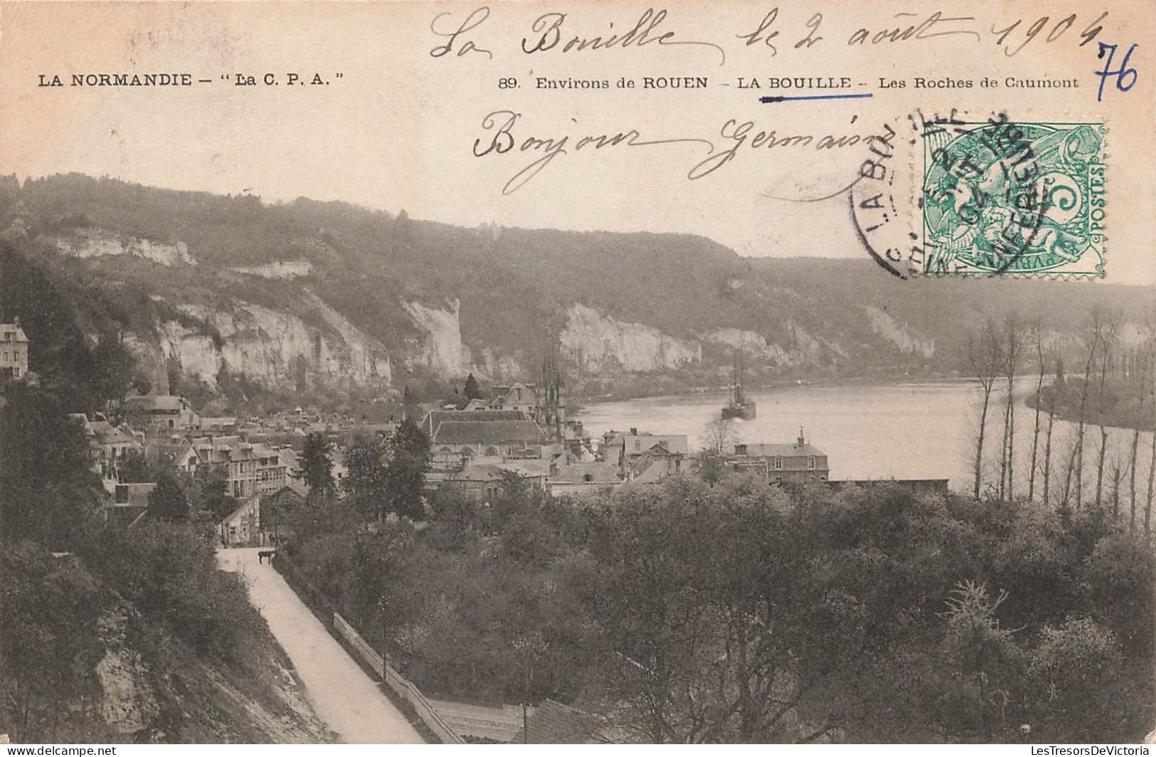 FRANCE - Environs De Rouen - La Bouille - Les Roches De Caumont - Carte Postale Ancienne - Rouen