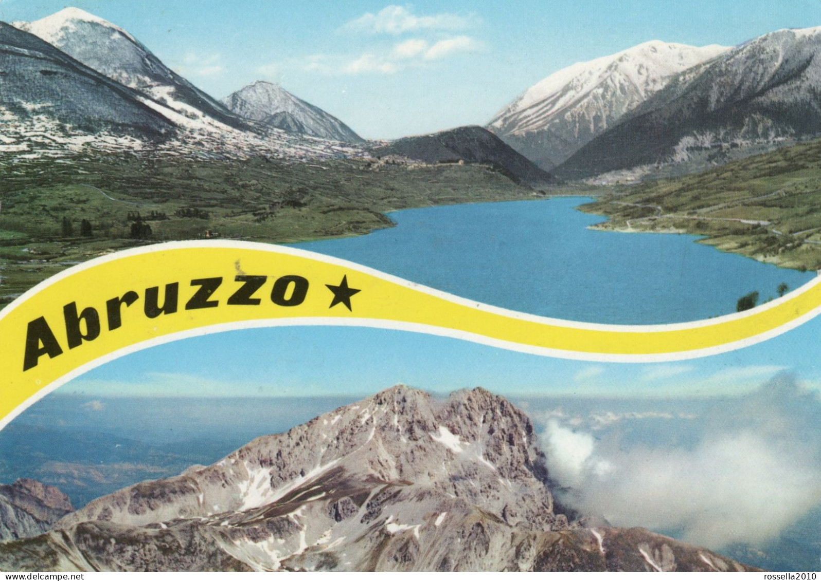 Cartolina VG  ITALIA  ABRUZZO SALUTI   Italy Postcard Ansichtskarten Carte Postale - Saluti Da.../ Gruss Aus...