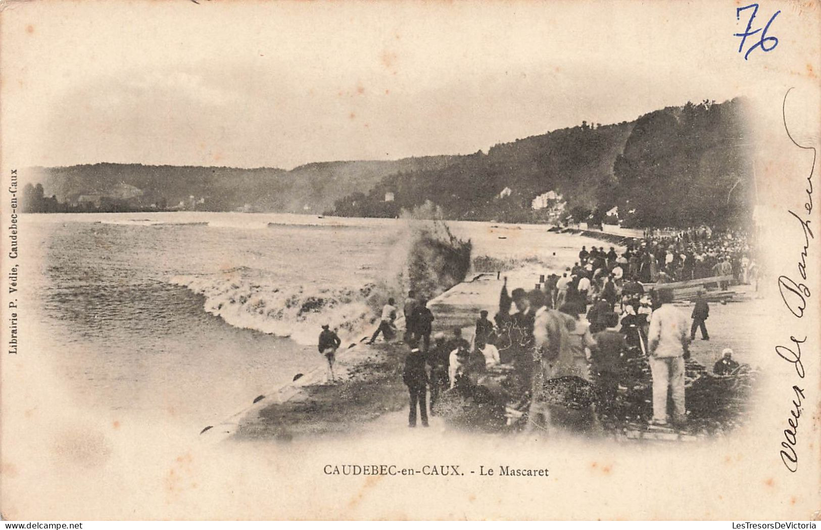 FRANCE - Caudebec En Caux - Le Mascaret - Carte Postale Ancienne - Caudebec-en-Caux