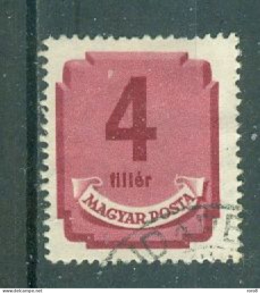 HONGRIE - TIMBRES-TAXE N°174 Oblitéré. Filigrane F - Port Dû (Taxe)