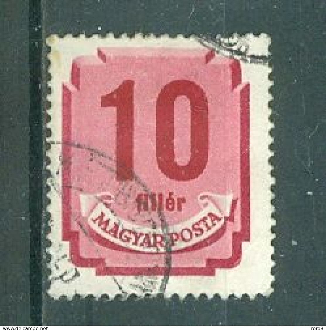 HONGRIE - TIMBRES-TAXE N°174A Oblitéré. Filigrane F - Postage Due