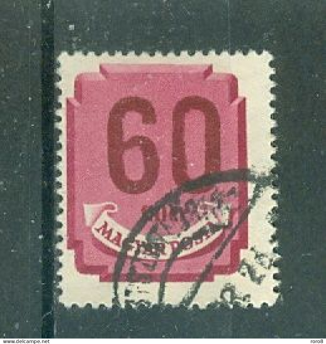 HONGRIE - TIMBRES-TAXE N°179 Oblitéré. Filigrane F - Postage Due