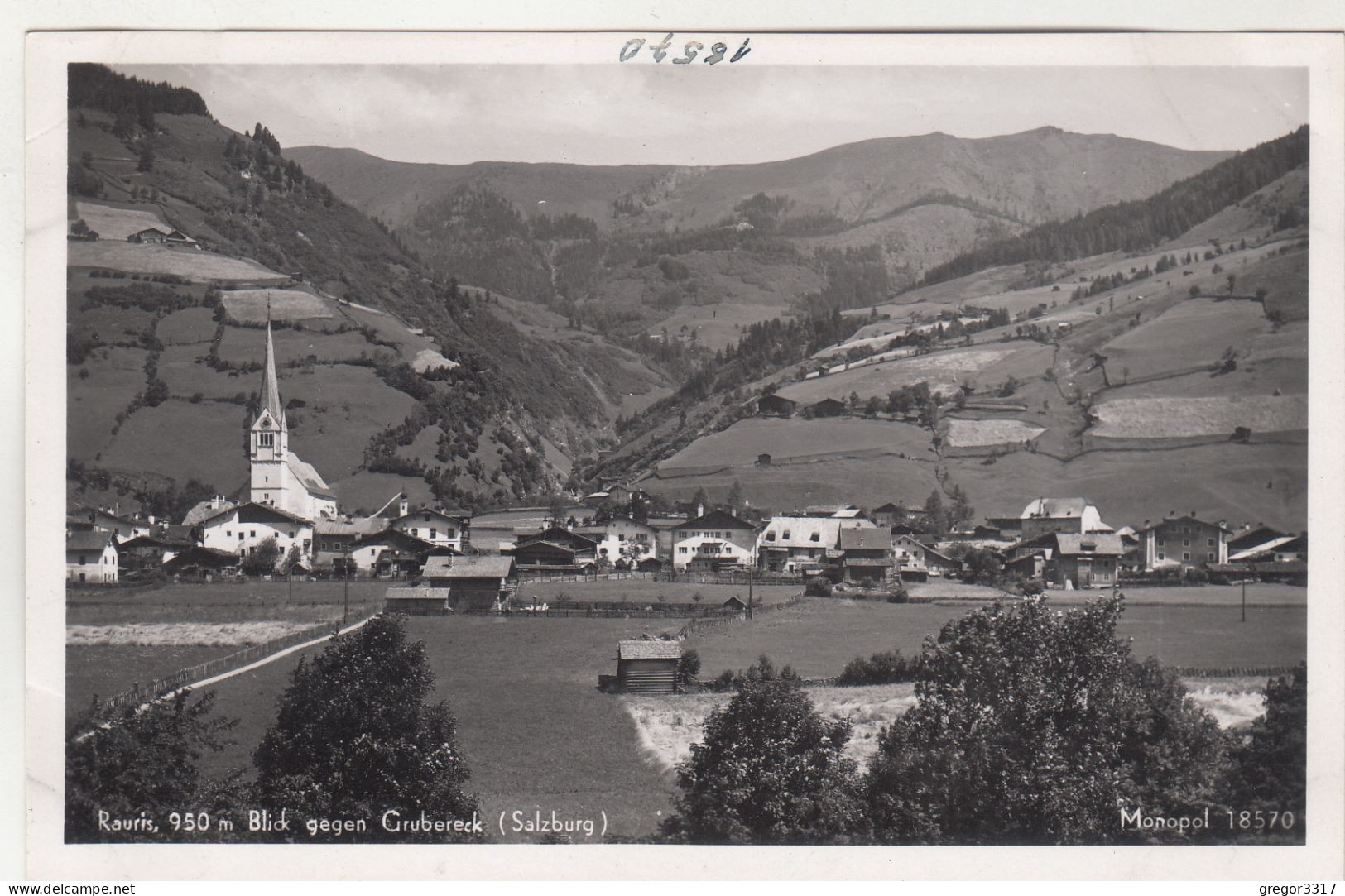 E2274) RAURIS 950m - Blick Gegen Grubereck - Salzburg - Scöhne FOTO AK - Alt 1 - Rauris