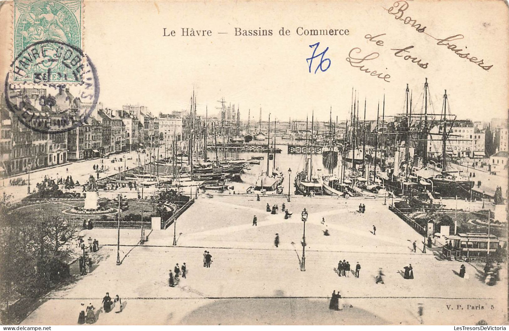 FRANCE - Le Havre - Bassins Du Commerce - Carte Postale Ancienne - Unclassified