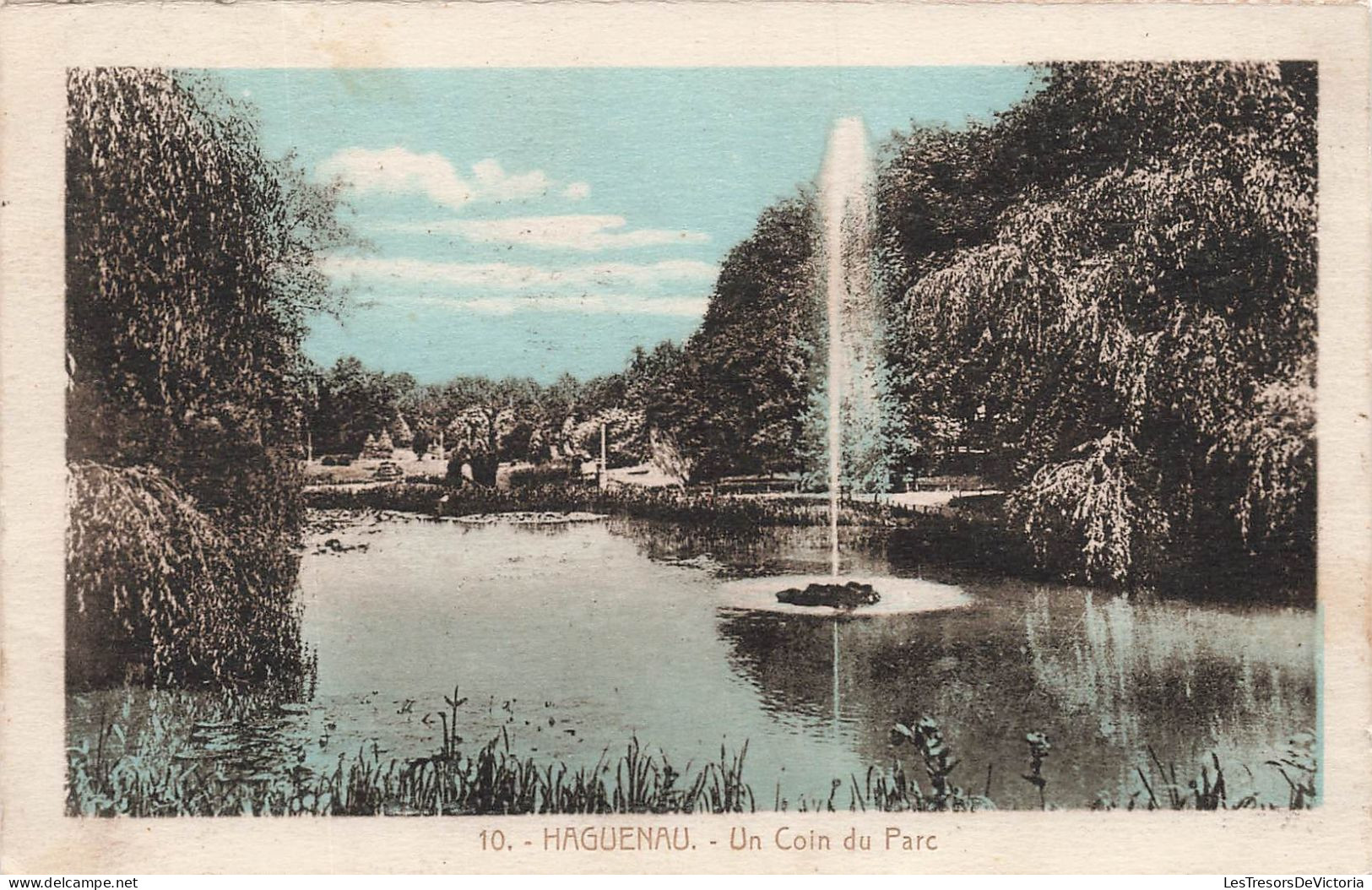 FRANCE - Haguenau - Un Coin Du Parc - Colorisé - Carte Postale Ancienne - Haguenau