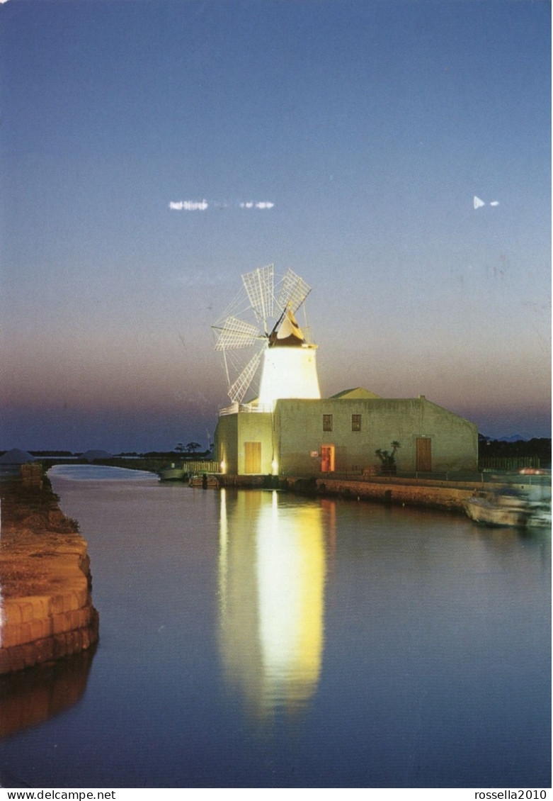 Cartolina 2011 ITALIA TRAPANI MARSALA IMBARCADERO PER MOZIA E ISOLE DELLO STAGNONE Italy Postcard Ansichtskarten - Marsala