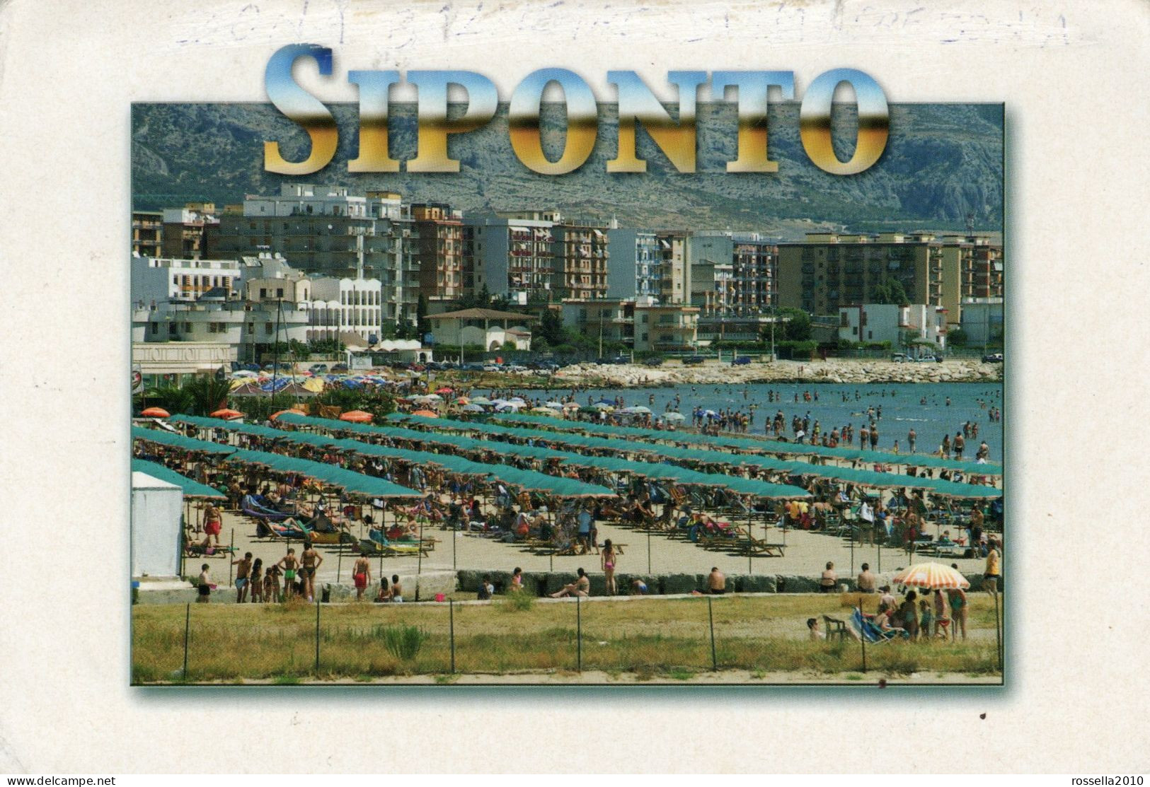 Cartolina 2005 ITALIA MANFREDONIA SIPONTO SPIAGGIA  Italy Postcard Ansichtskarten - Manfredonia