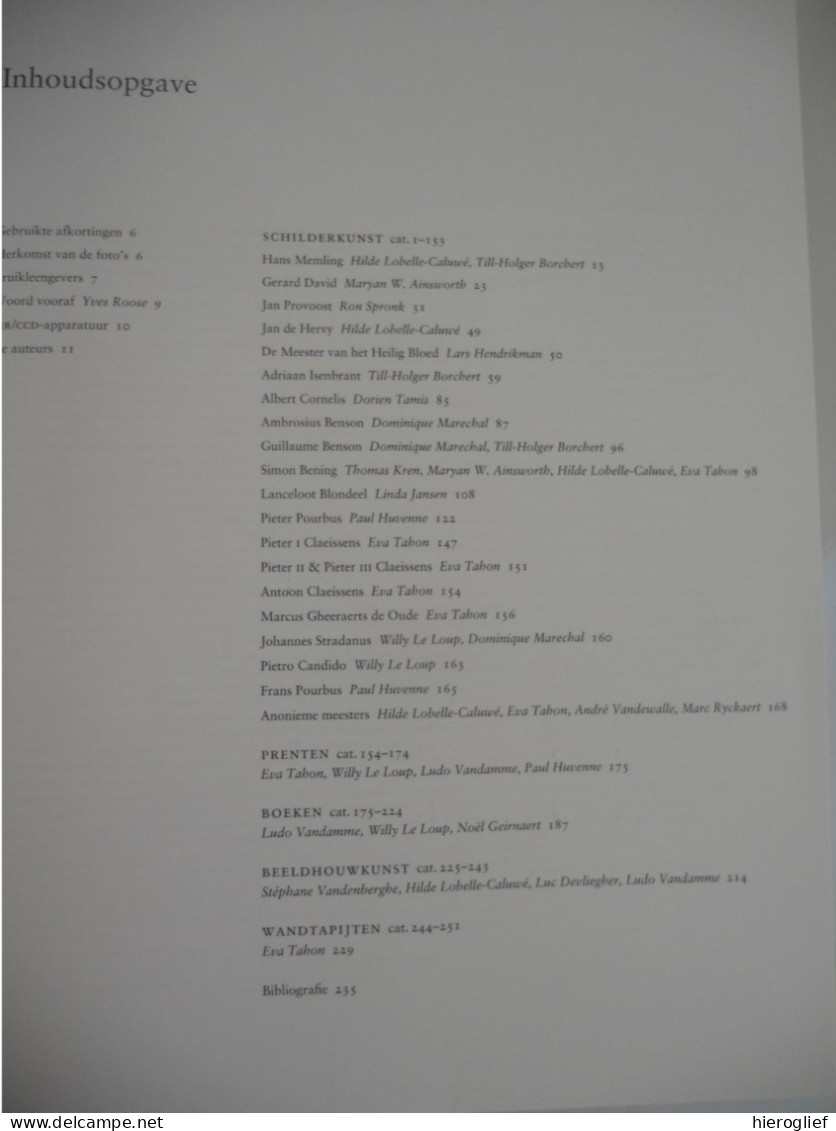 Brugge en de Renaissance - van Memling tot Pourbus / 2 delen - catalogus + notities expo 1998 museum Groeninge