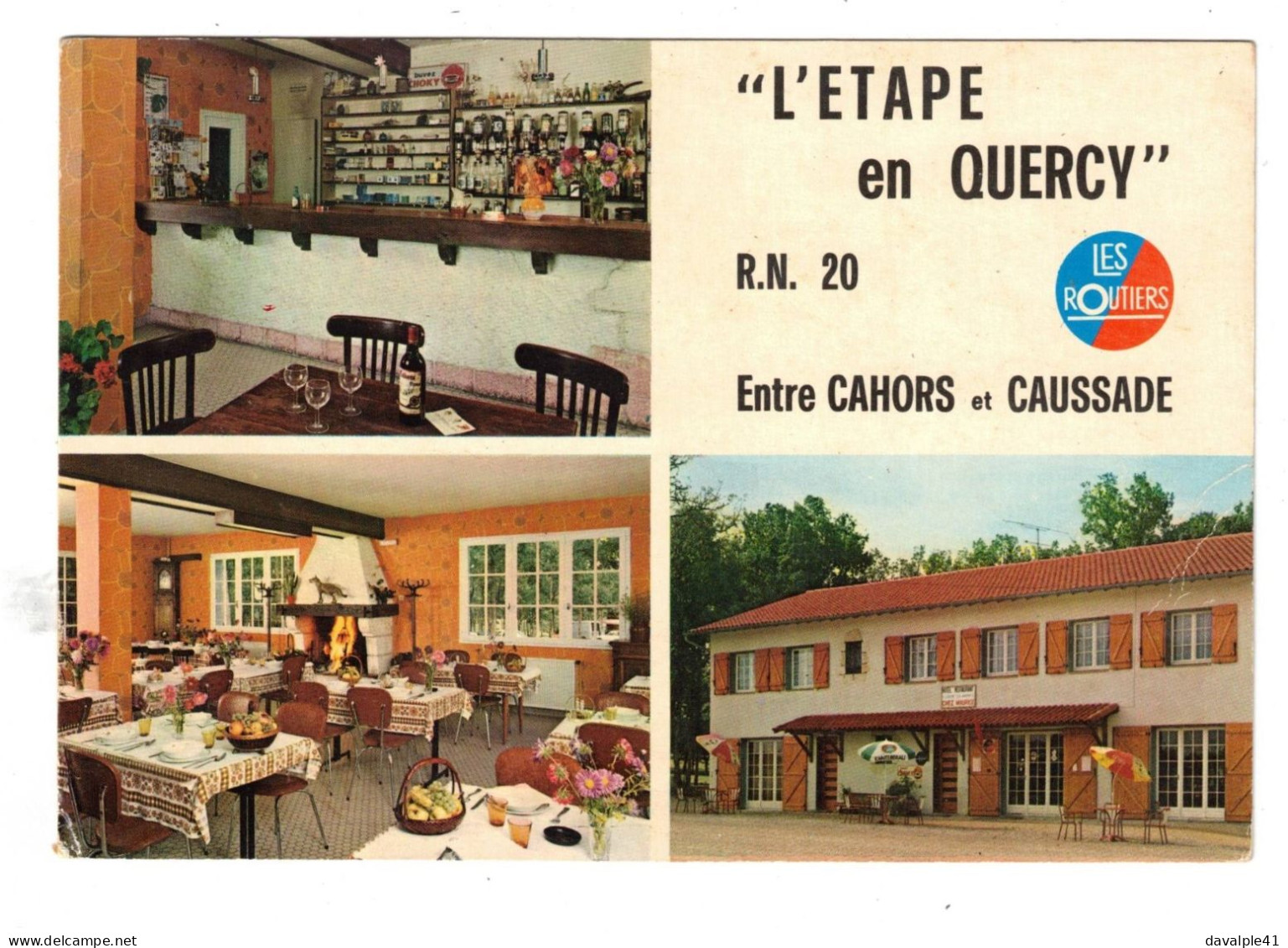 82 MONTPEZAT  HOTEL RESTAURANT LES ROUTIERS   BON ETAT     2 SCANS - Montpezat De Quercy