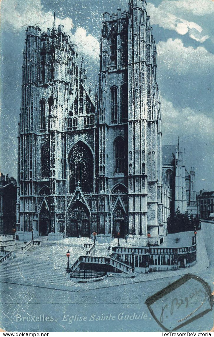 BELGIQUE - Bruxelles - Eglise Sainte Gudule - Carte Postale Ancienne - Sonstige & Ohne Zuordnung